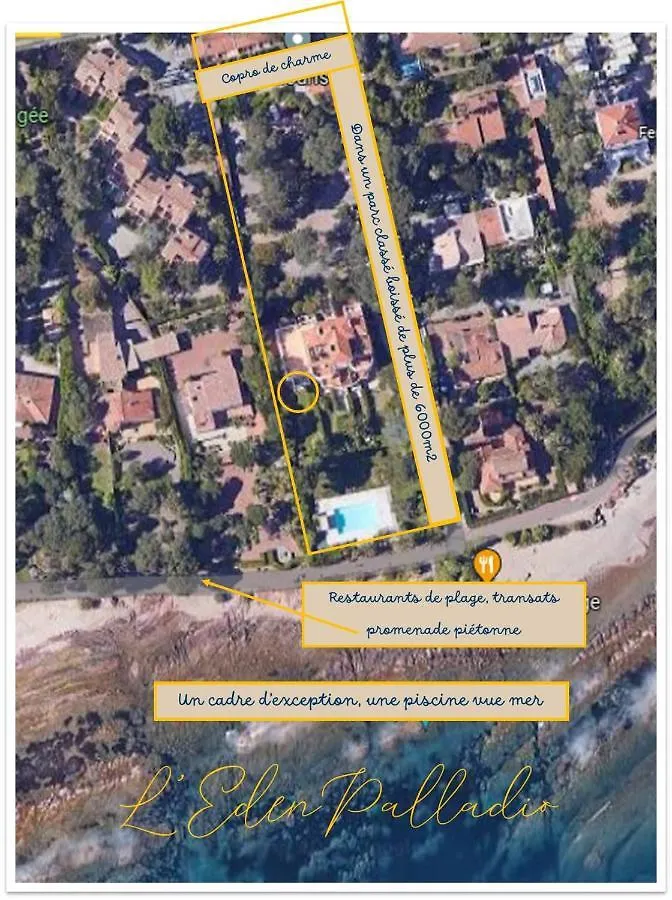 Eden Palladio Appt 2 Ch Front De Mer Acces Direct A La Plage Saint-Raphaël 0*,  Francia